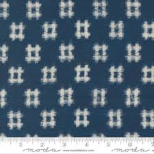Moda Indigo Blooming 100% Cotton