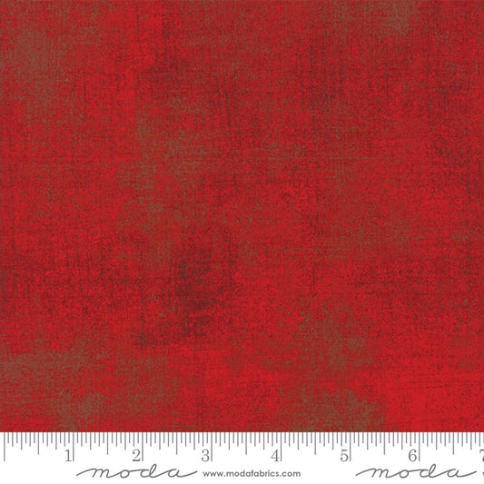Moda Grunge Very Deep Red 100% Cotton 110cm wide.